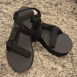 Teva Black Platform Sandals